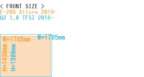 #E-208 Allure 2019- + Q2 1.0 TFSI 2016-